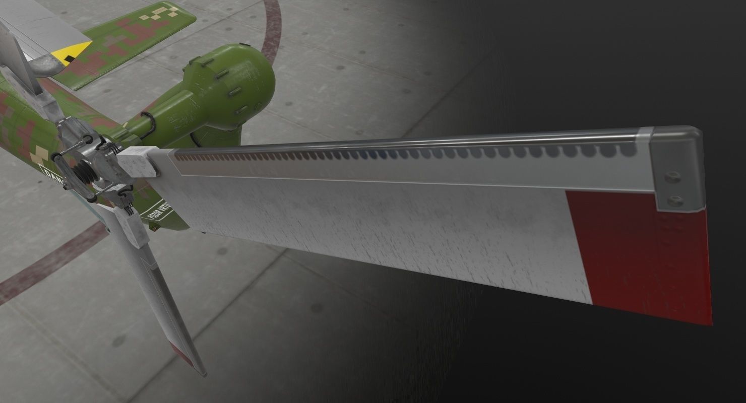  Mi-17 Slovak Air Force  Low-poly 3D model_43