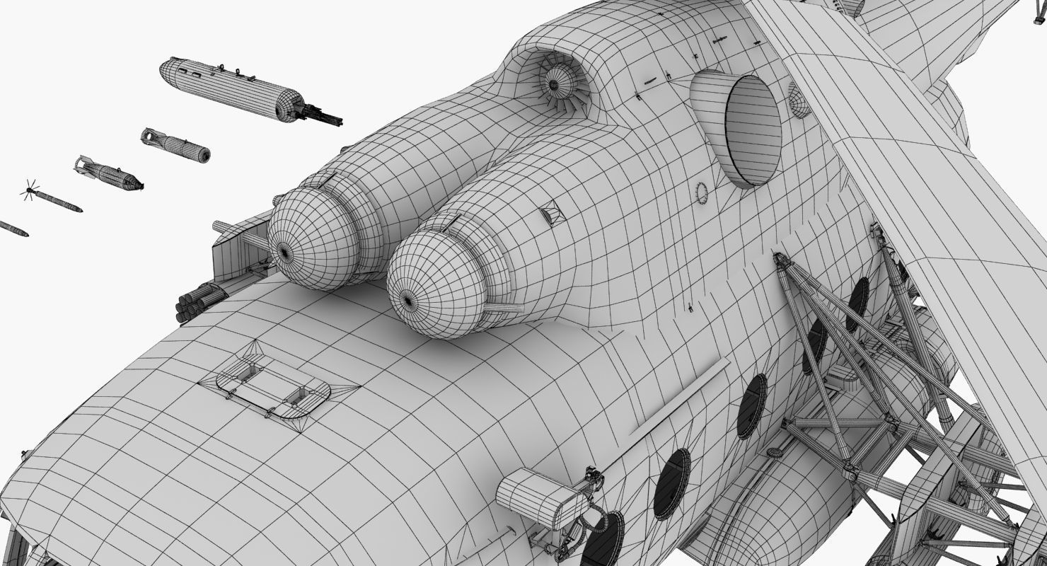  Mi-17 Slovak Air Force  Low-poly 3D model_77