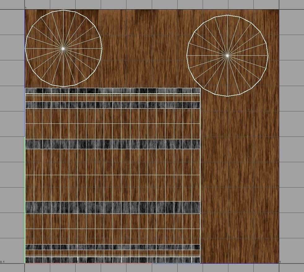 LOW POLY BARREL barrels stacked Free low-poly 3D model_3