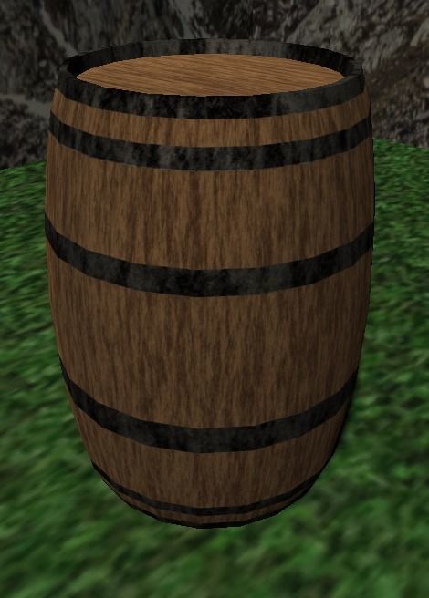 LOW POLY BARREL barrels stacked Free low-poly 3D model_2