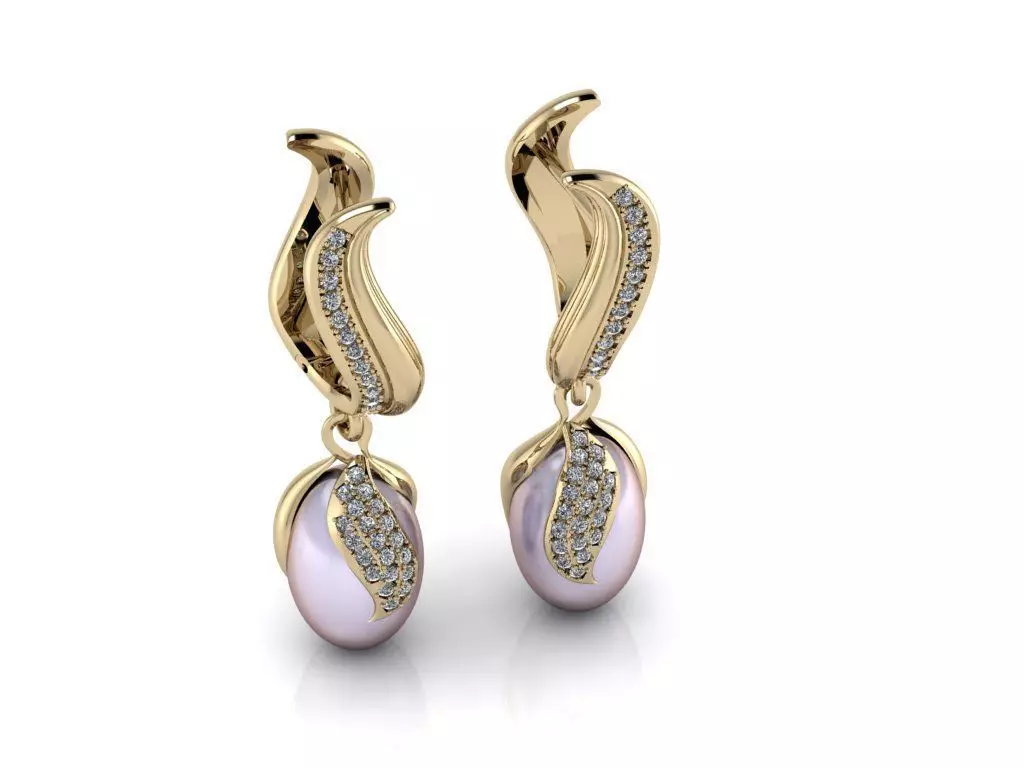 jewelry earings 3D print model