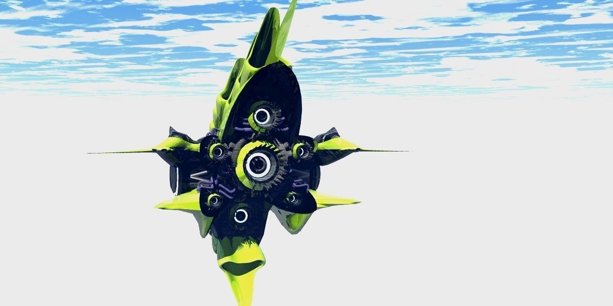 Reptiloid Deepspace hunter 3D model_5