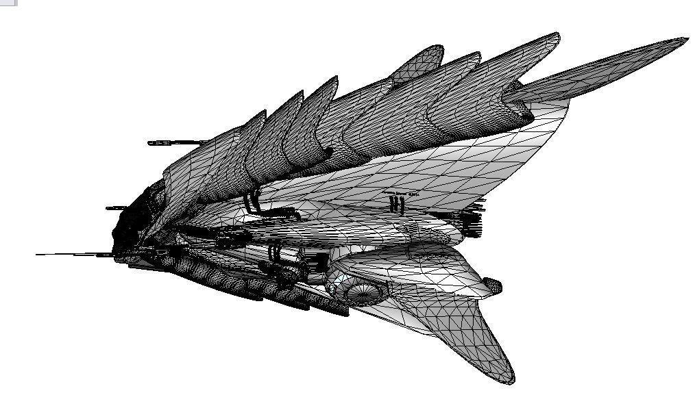Reptiloid Deepspace hunter 3D model_6