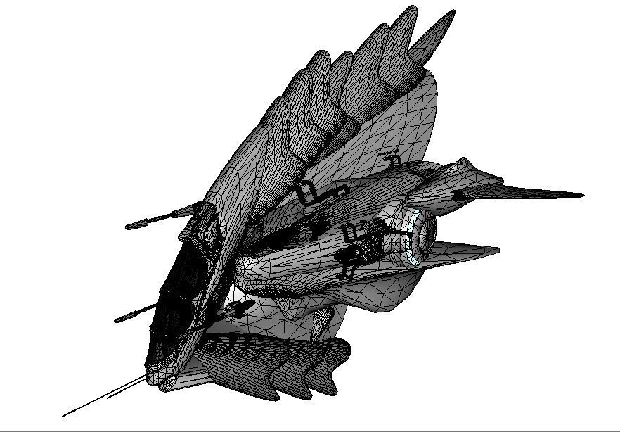 Reptiloid Deepspace hunter 3D model_3