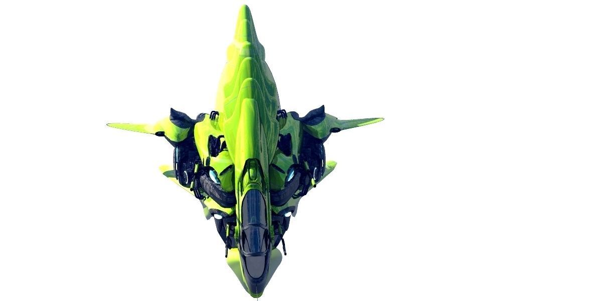 Reptiloid Deepspace hunter 3D model_1