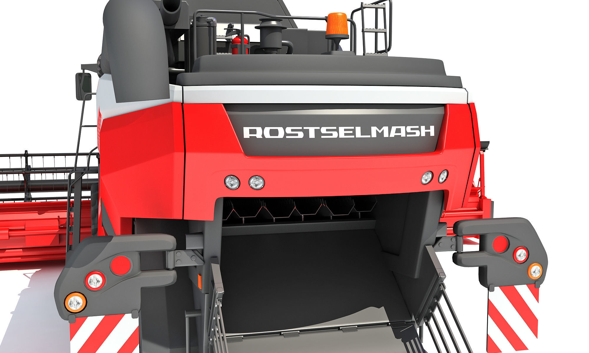 3D Combine Harvester 3D model_15