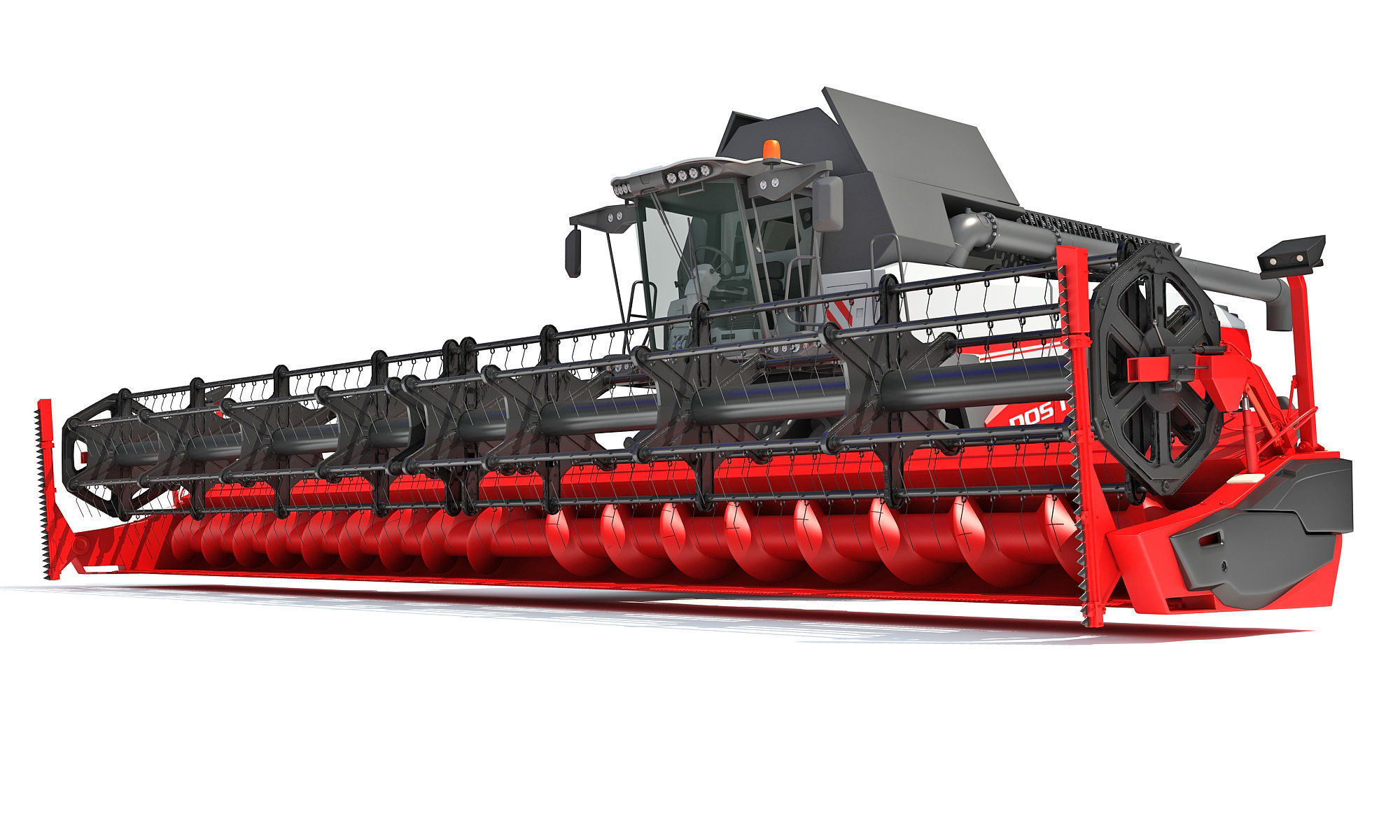 3D Combine Harvester 3D model_12