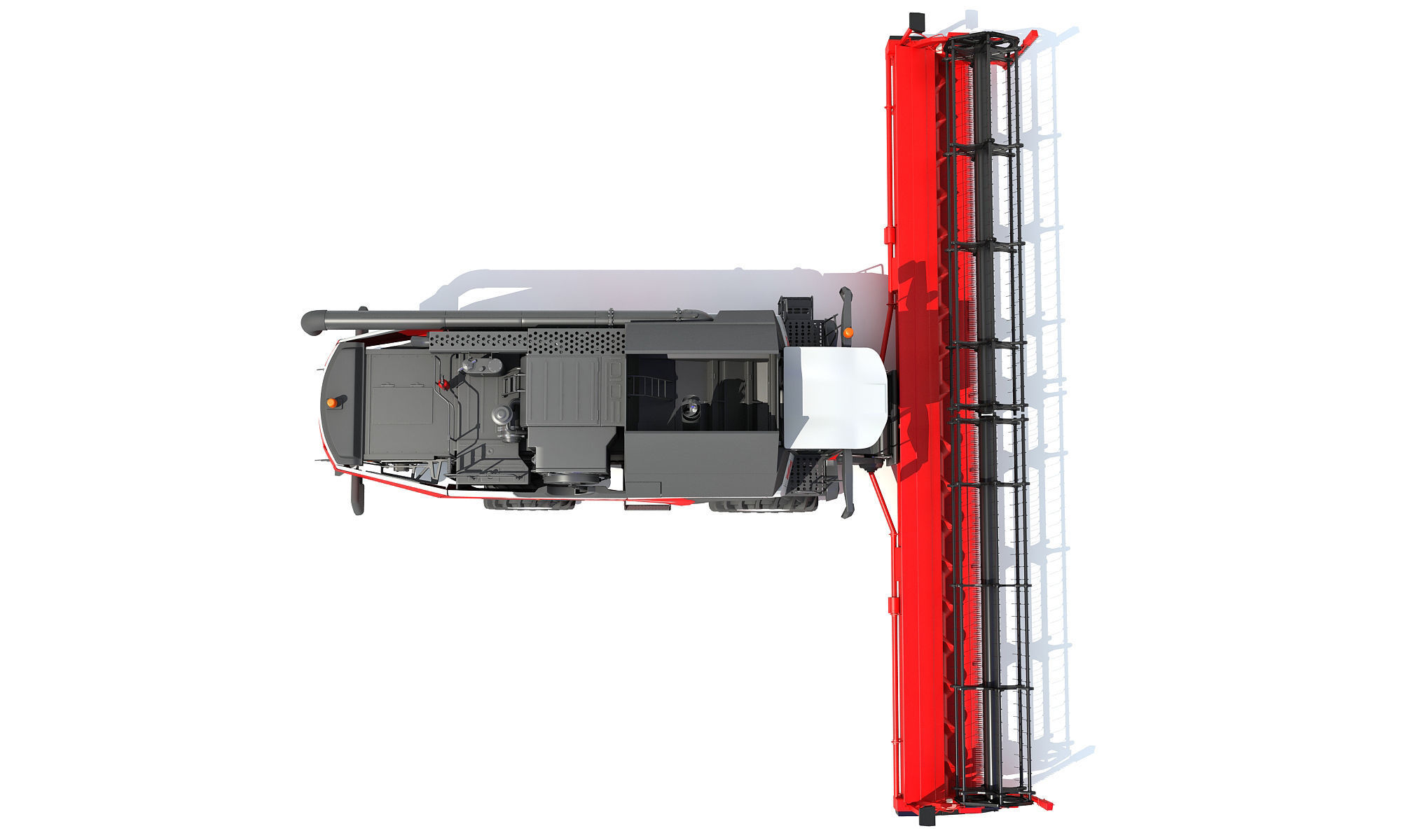 3D Combine Harvester 3D model_16
