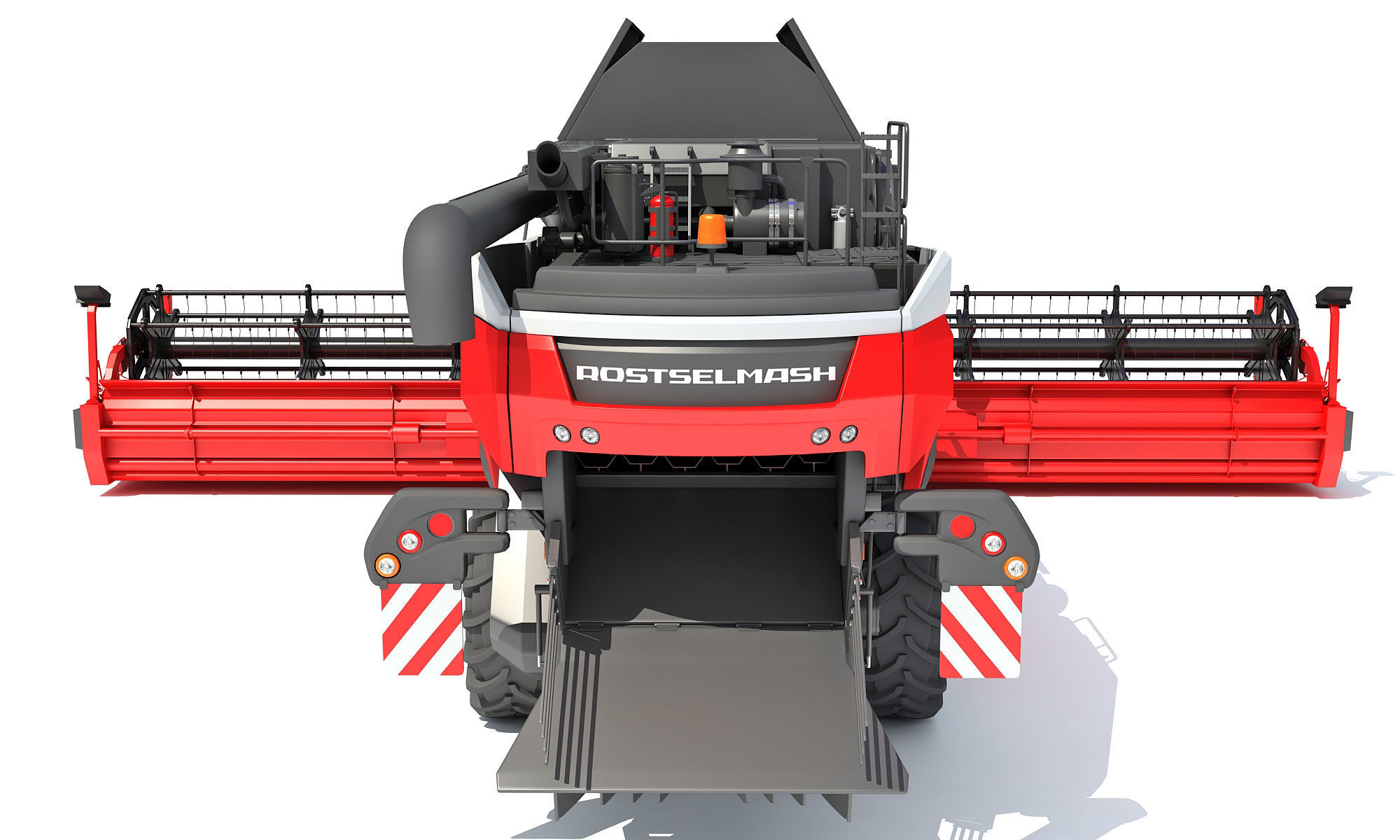 3D Combine Harvester 3D model_5