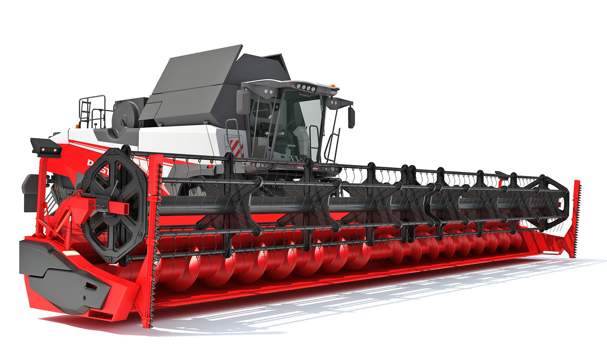 3D Combine Harvester 3D model_10