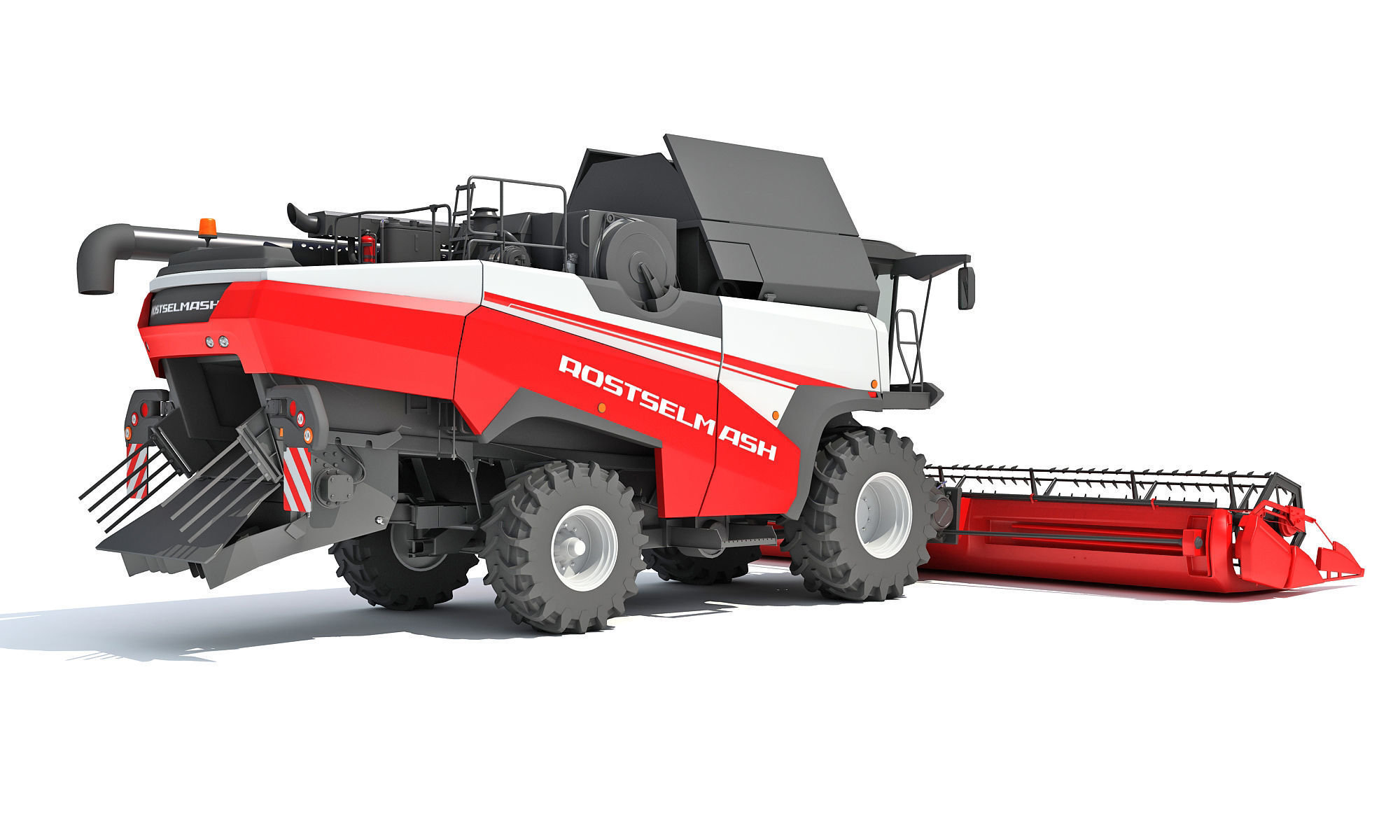 3D Combine Harvester 3D model_7