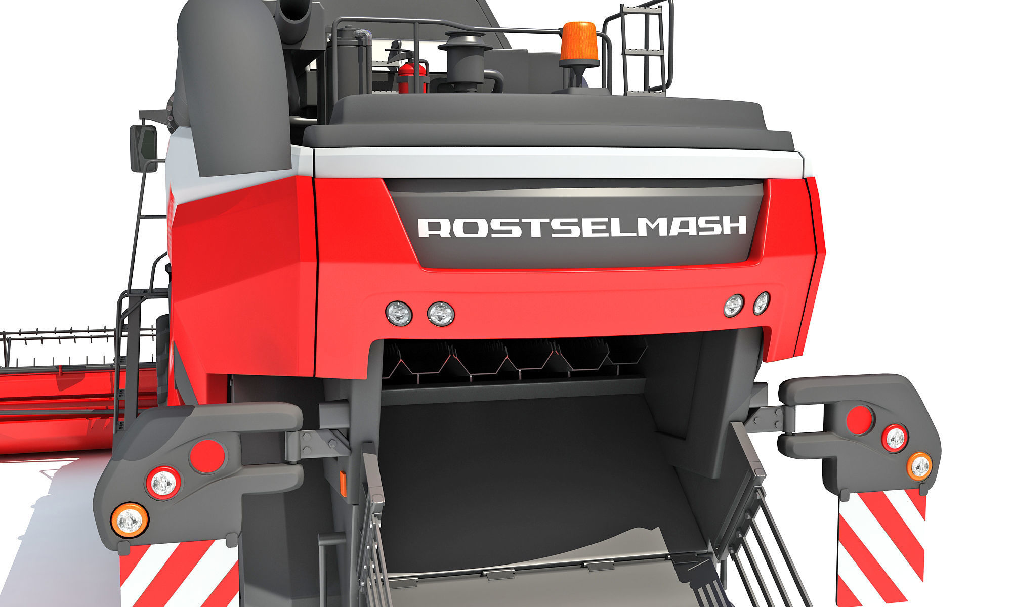 3D Combine Harvester 3D model_16