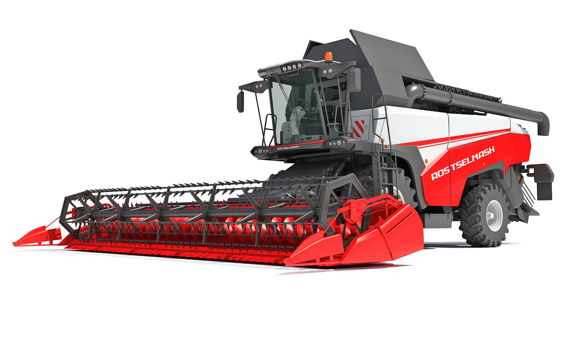 3D Combine Harvester 3D model_13