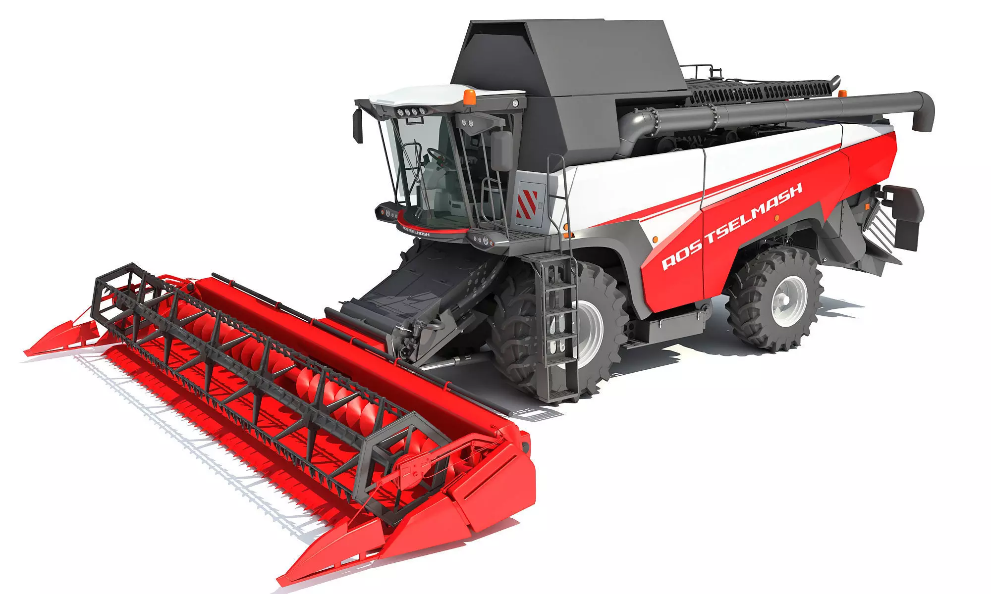3D Combine Harvester 3D model_0
