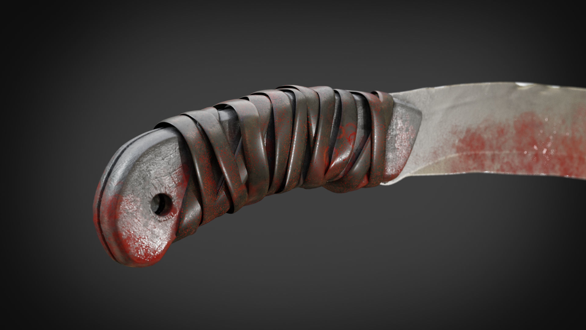 Post Apocalyptic tools Low-poly 3D model_12