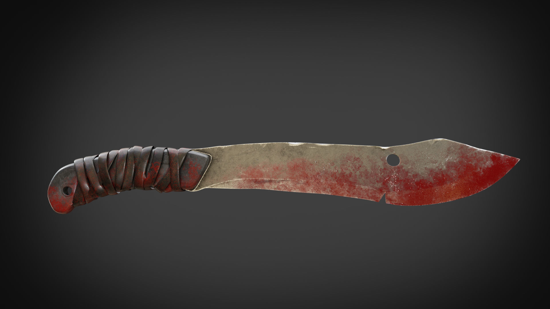Post Apocalyptic tools Low-poly 3D model_11