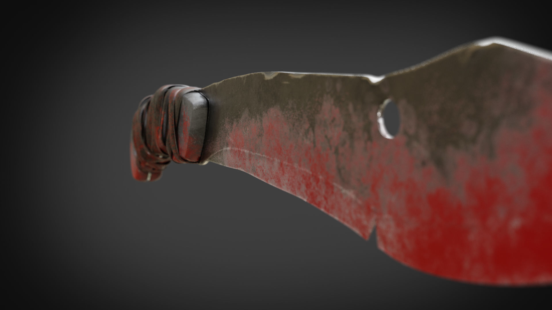 Post Apocalyptic tools Low-poly 3D model_13
