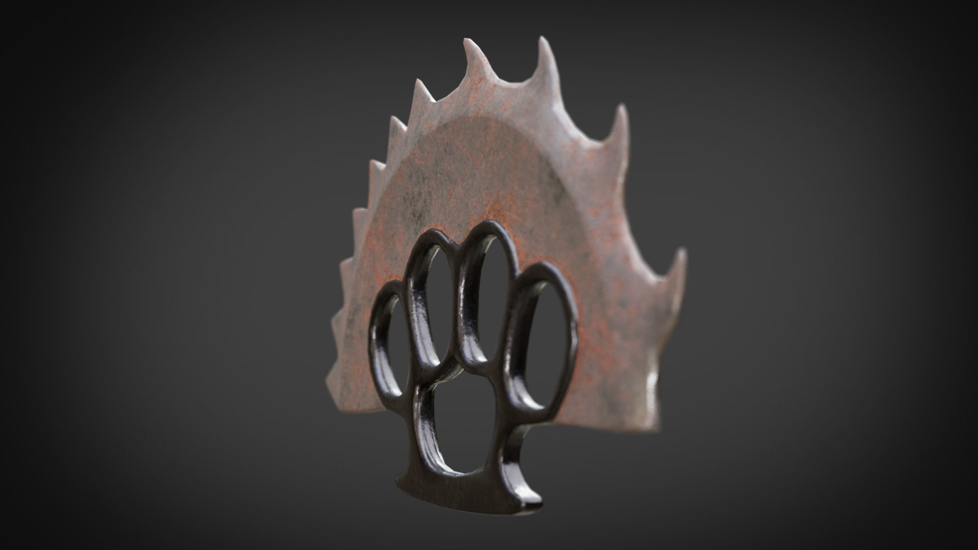 Post Apocalyptic tools Low-poly 3D model_17