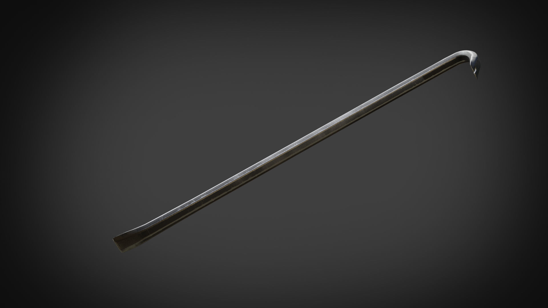 Post Apocalyptic tools Low-poly 3D model_8