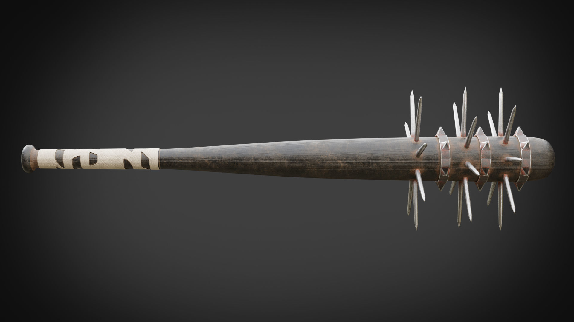 Post Apocalyptic tools Low-poly 3D model_1