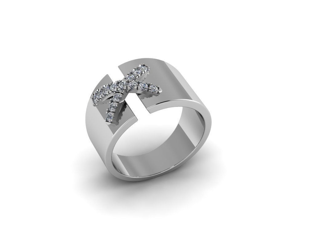 Jewelry Ring 3D print model_3
