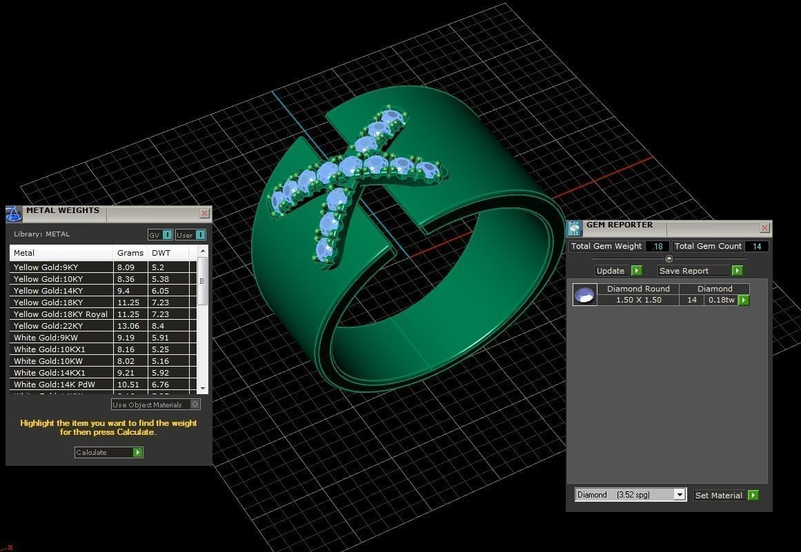 Jewelry Ring 3D print model_7