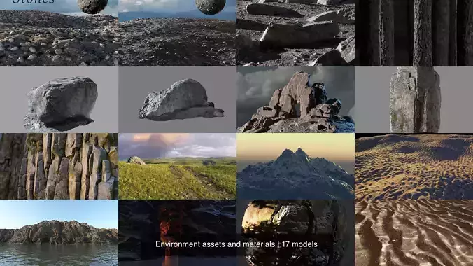 Environment assets and materials Texture