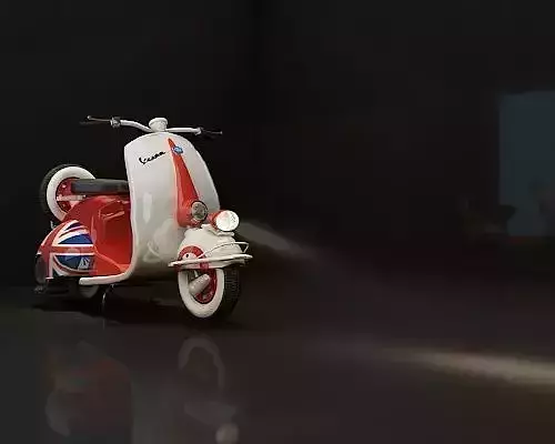 Vespa Scooter 3D model