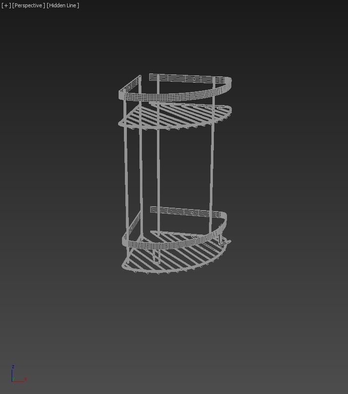Hotel 20x20 Rustproof Double 3D model_1