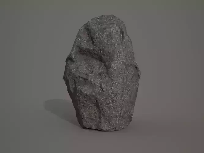 Rock boulder Free low-poly 3D model
