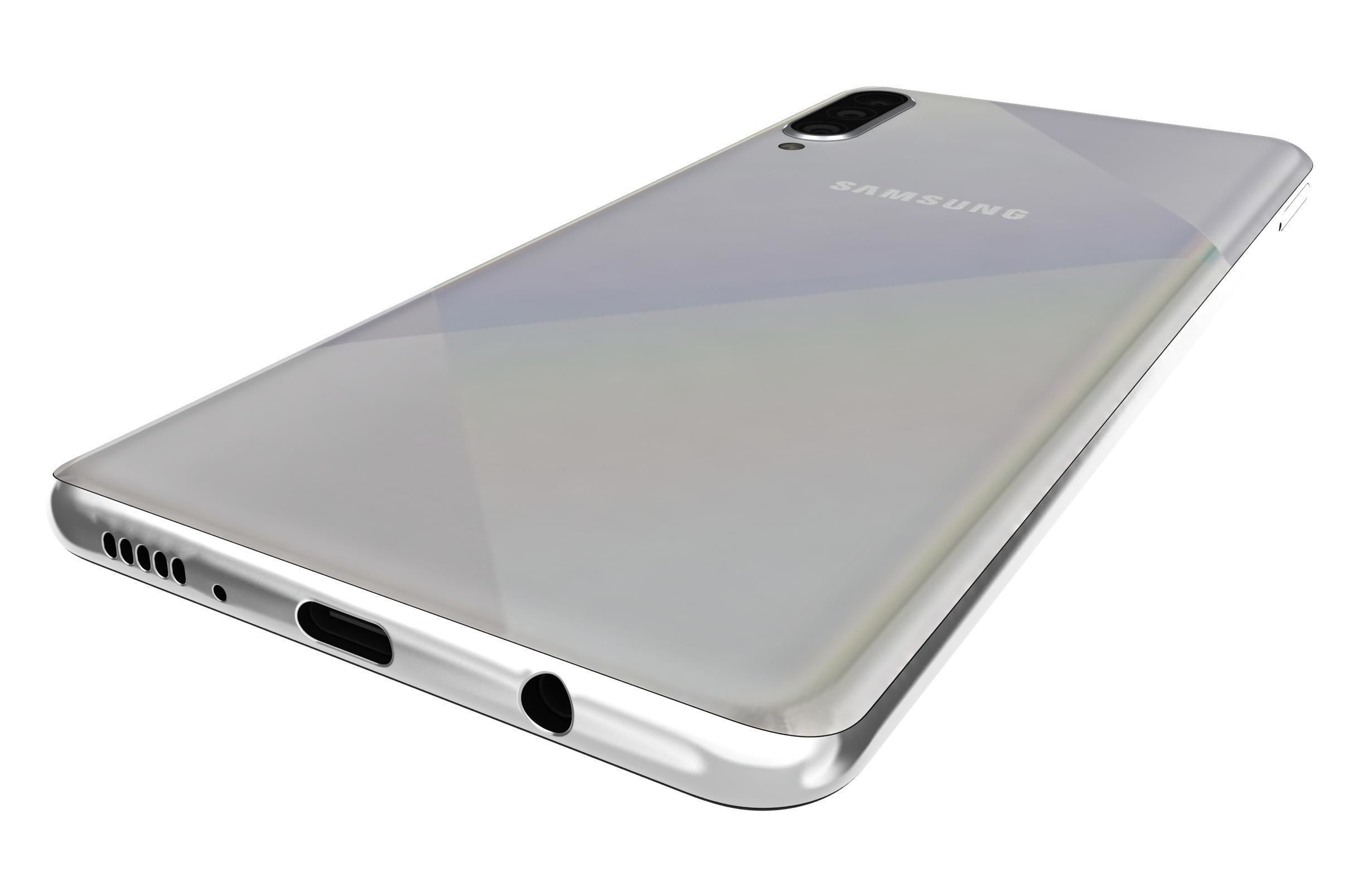 Samsung Galaxy A50s Prism Crush White 3D model_14