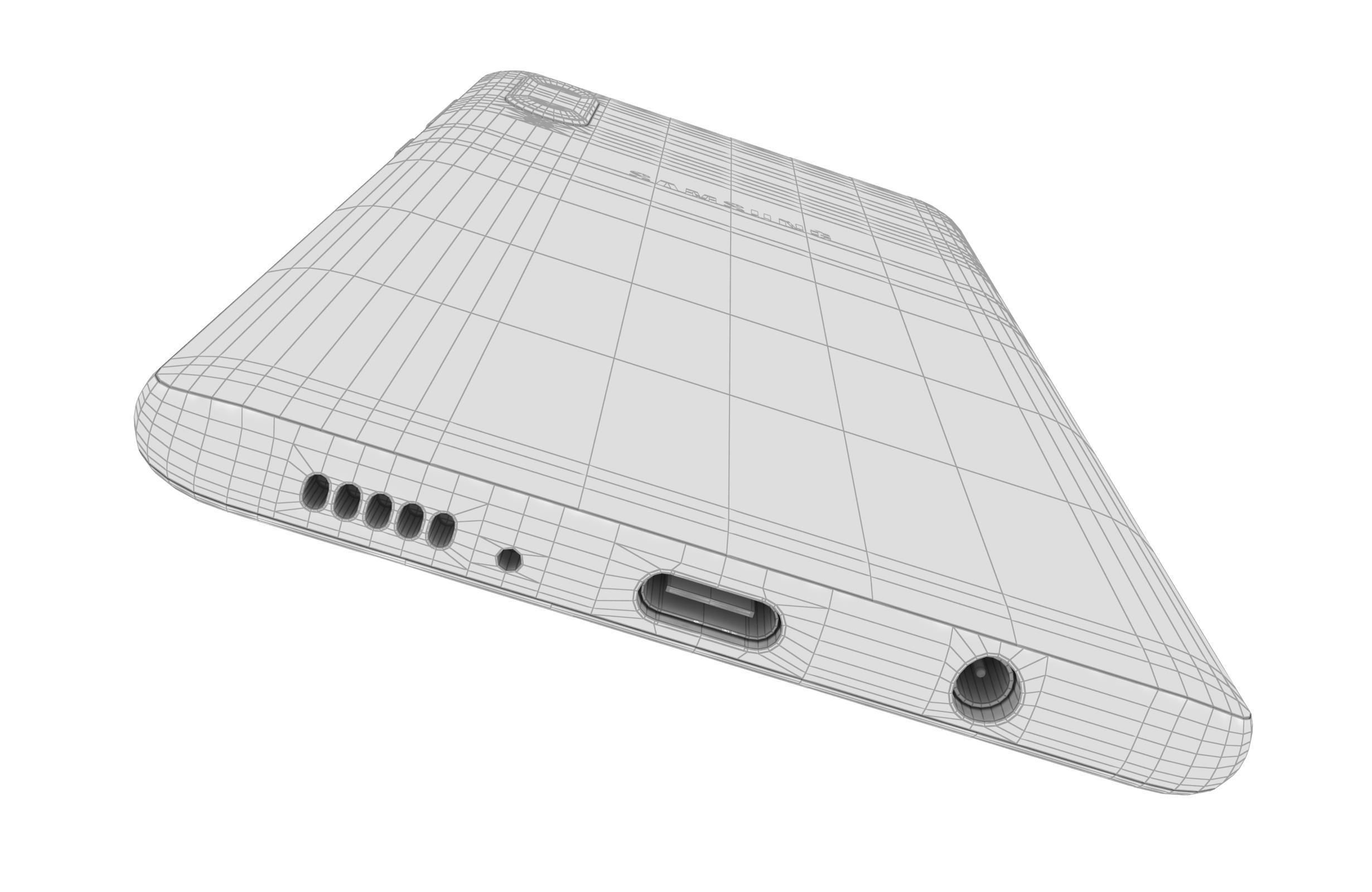 Samsung Galaxy A50s Prism Crush White 3D model_20