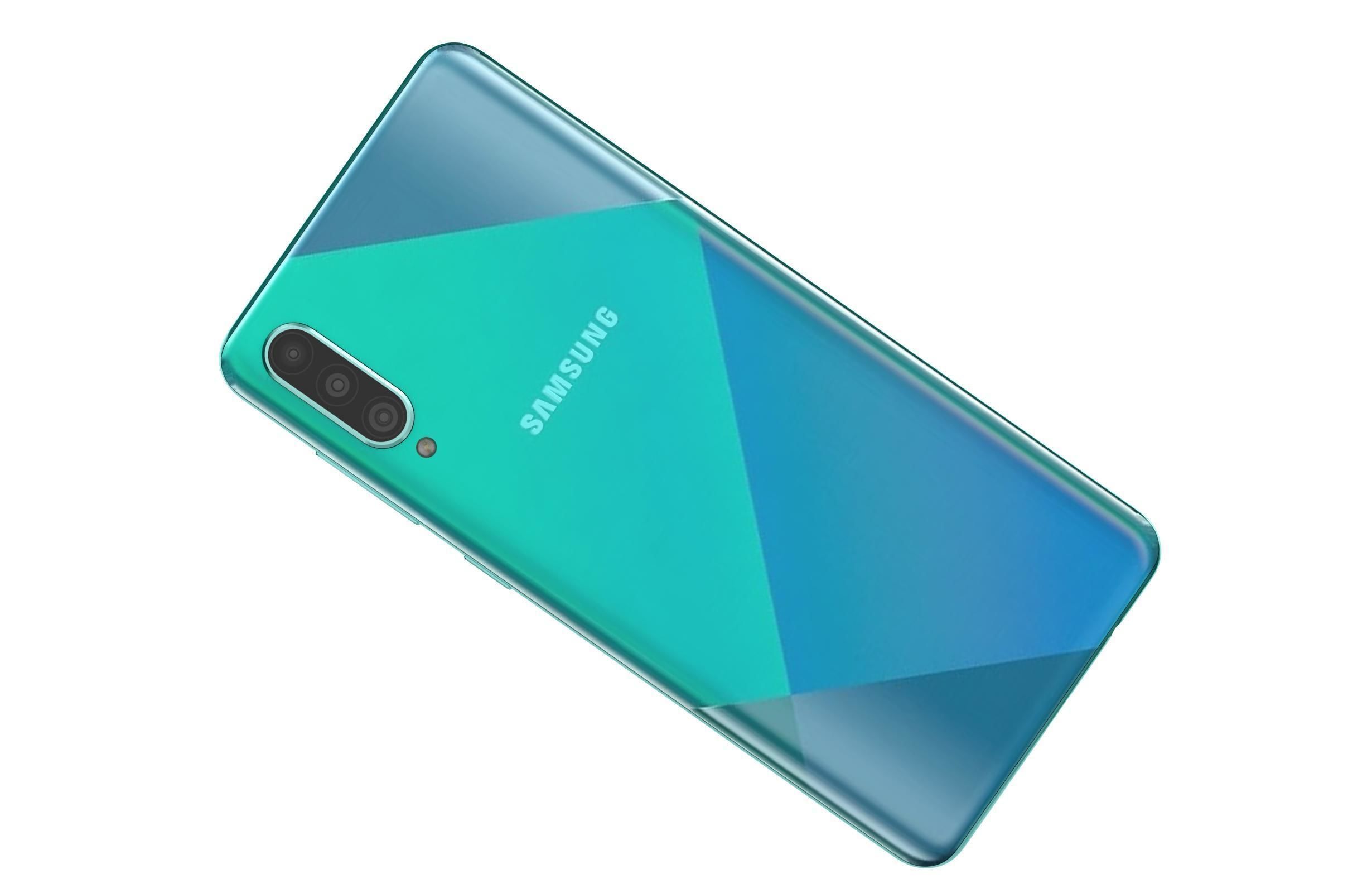 Samsung Galaxy A50s Prism Crush Green 3D model_7
