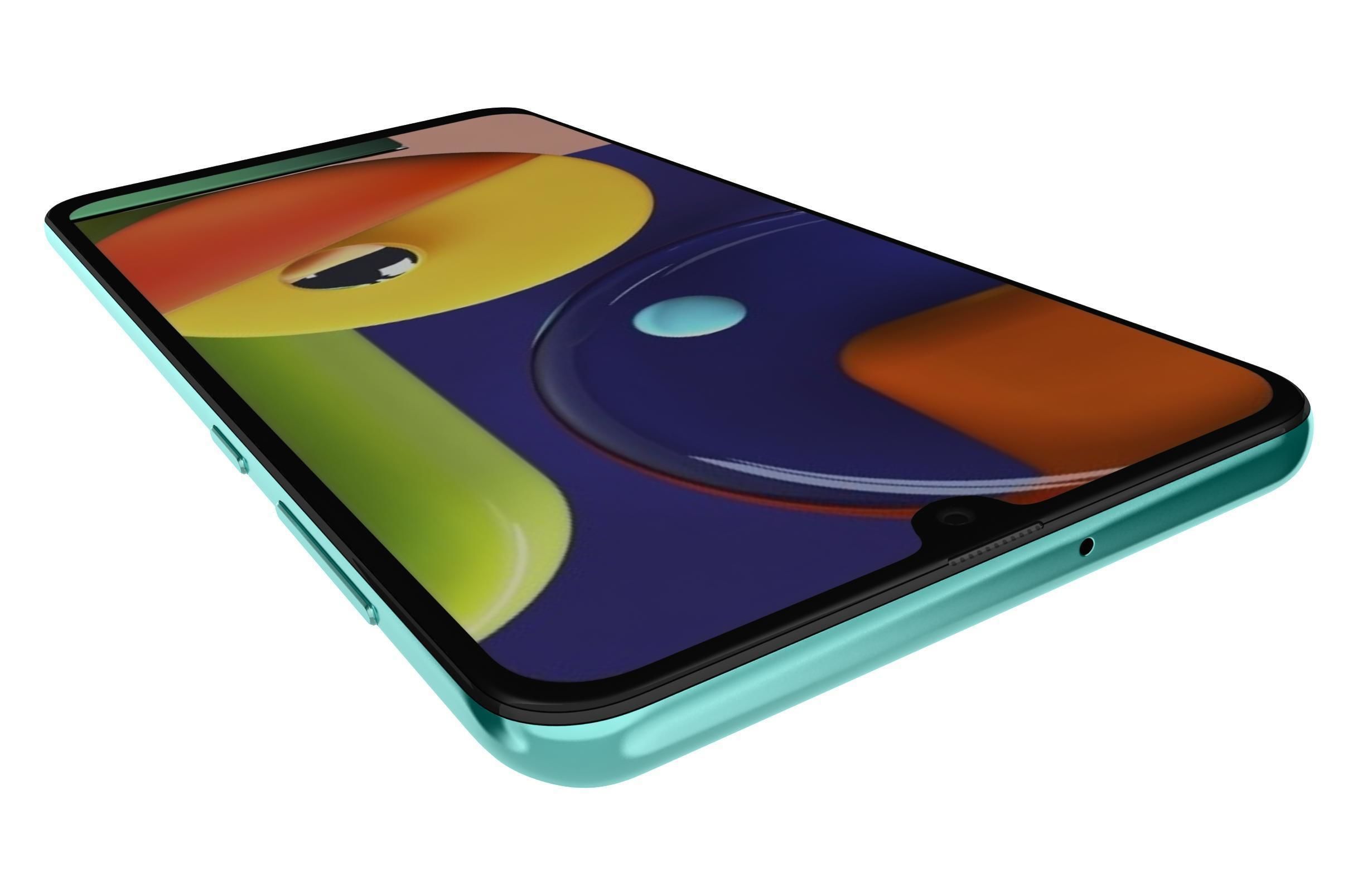 Samsung Galaxy A50s Prism Crush Green 3D model_9