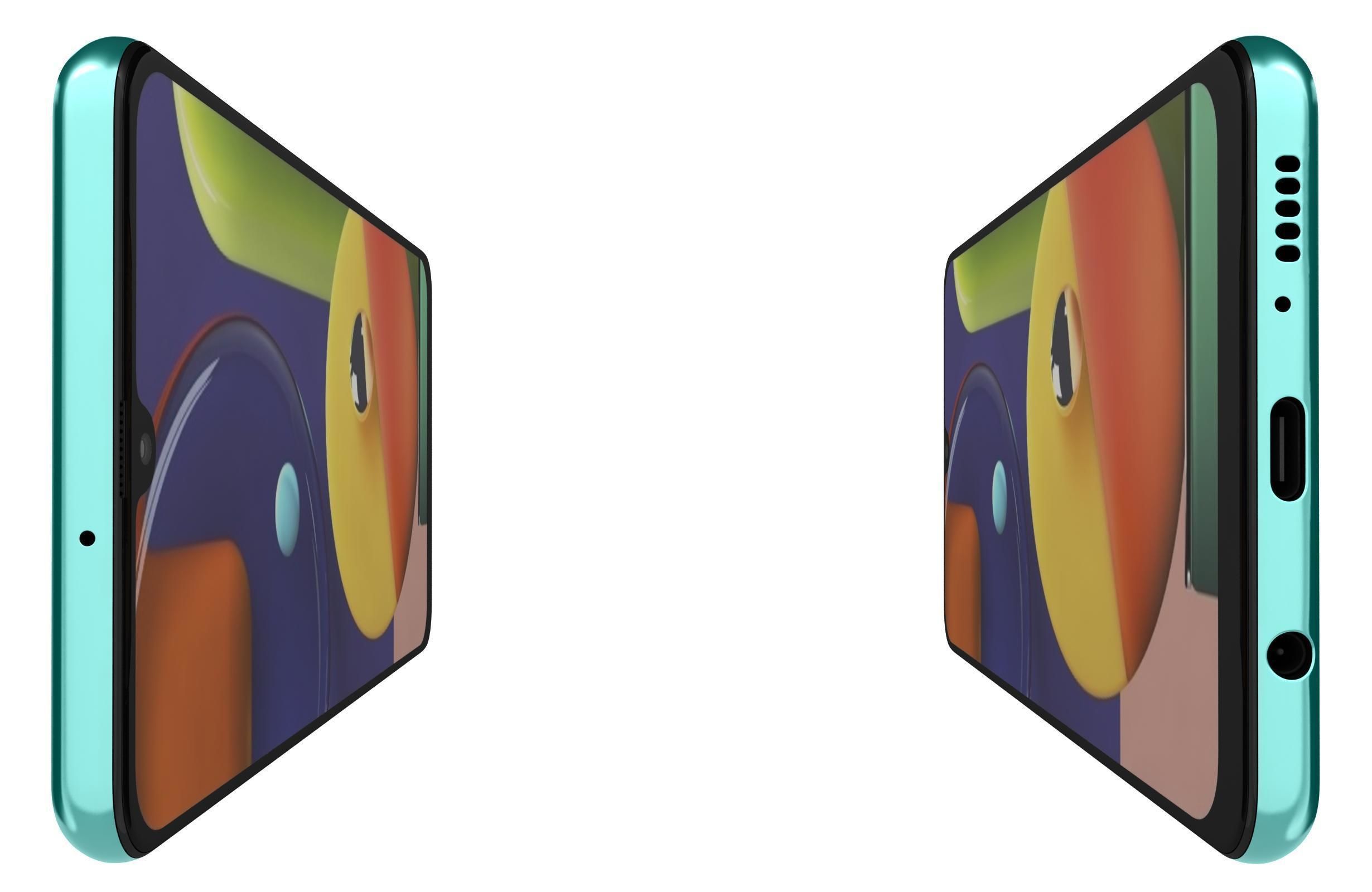 Samsung Galaxy A50s Prism Crush Green 3D model_12