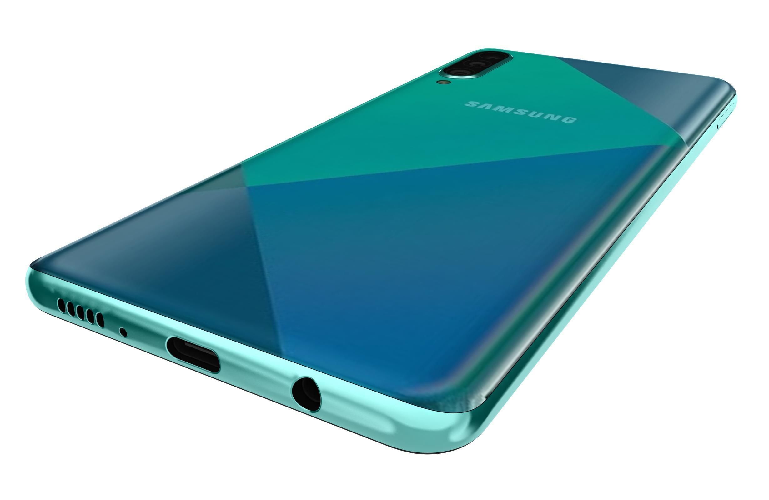 Samsung Galaxy A50s Prism Crush Green 3D model_10