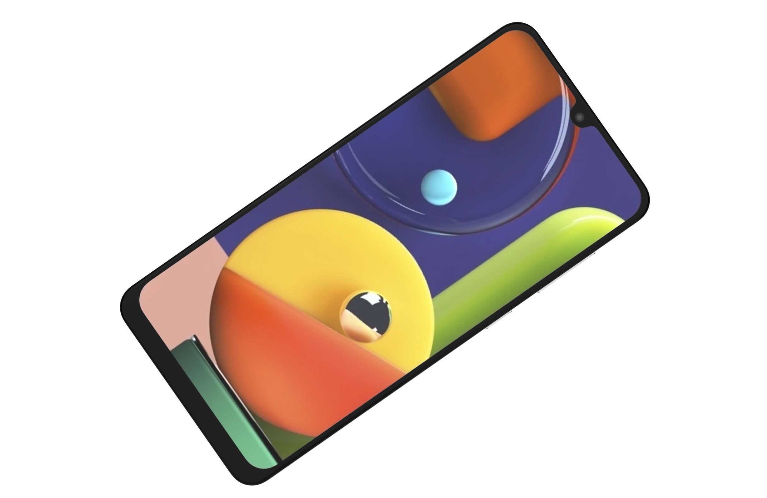 Samsung Galaxy A50s Prism Crush Green 3D model_15