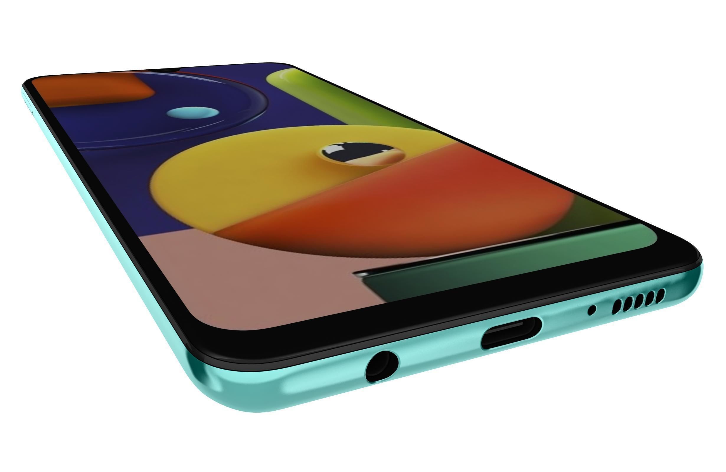 Samsung Galaxy A50s Prism Crush Green 3D model_8