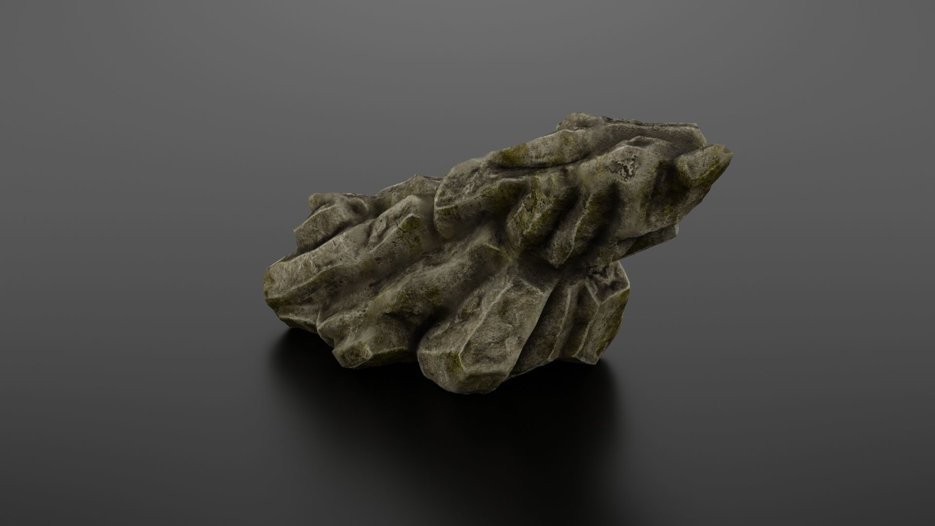 Rock formation 6 Low-poly 3D model_20