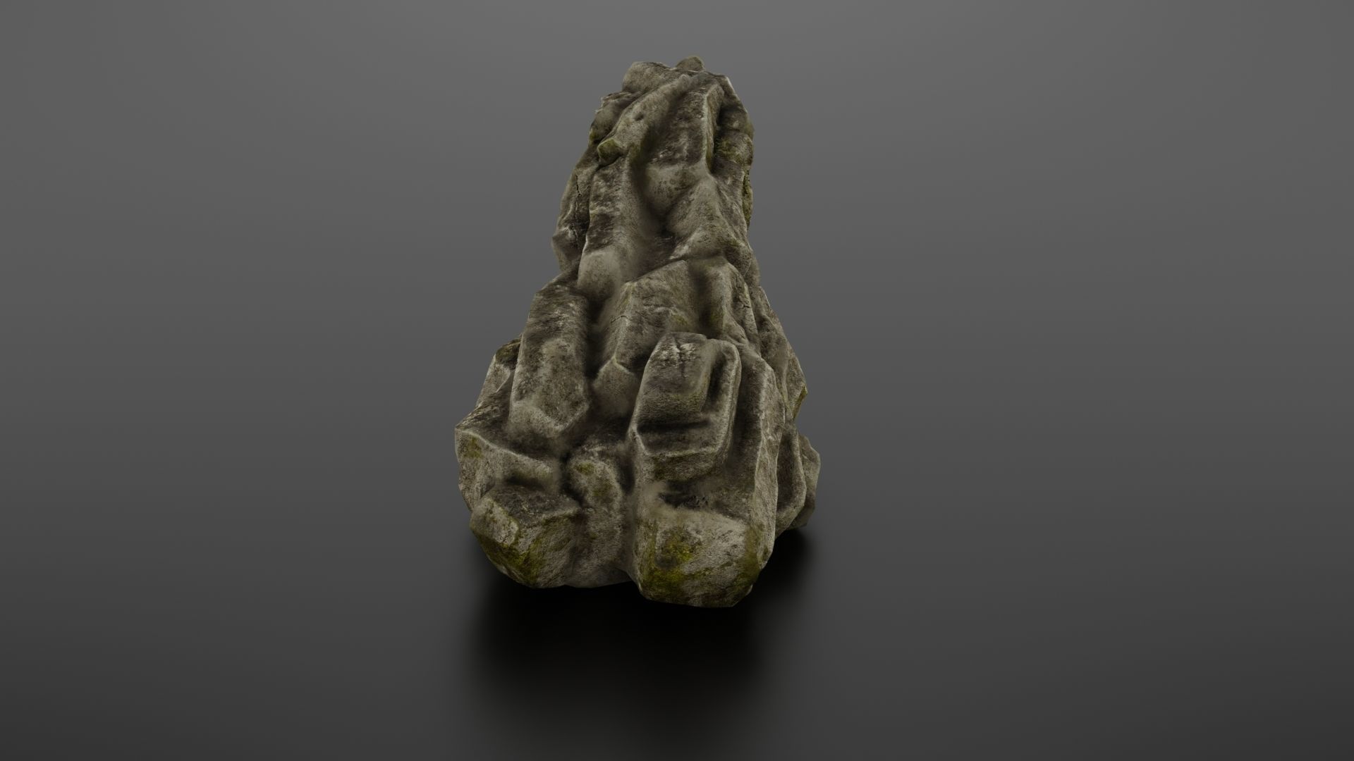 Rock formation 6 Low-poly 3D model_10