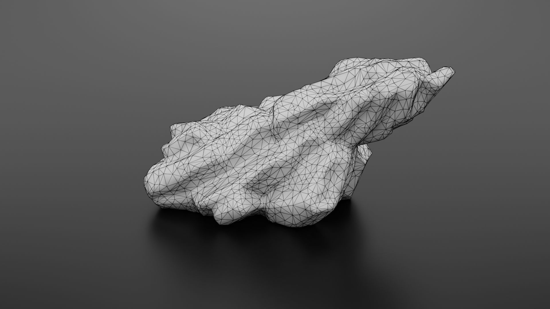 Rock formation 6 Low-poly 3D model_24