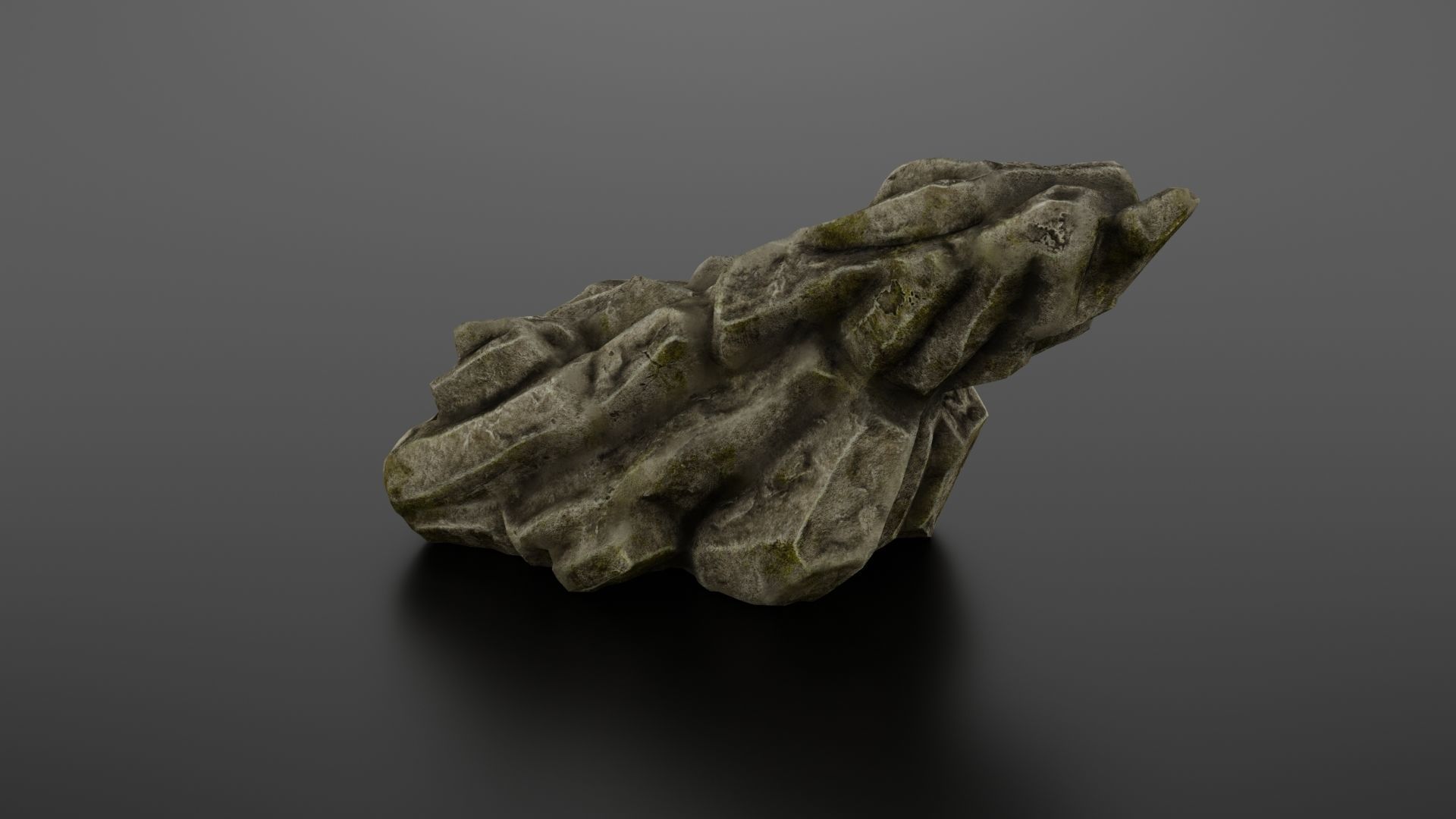 Rock formation 6 Low-poly 3D model_22