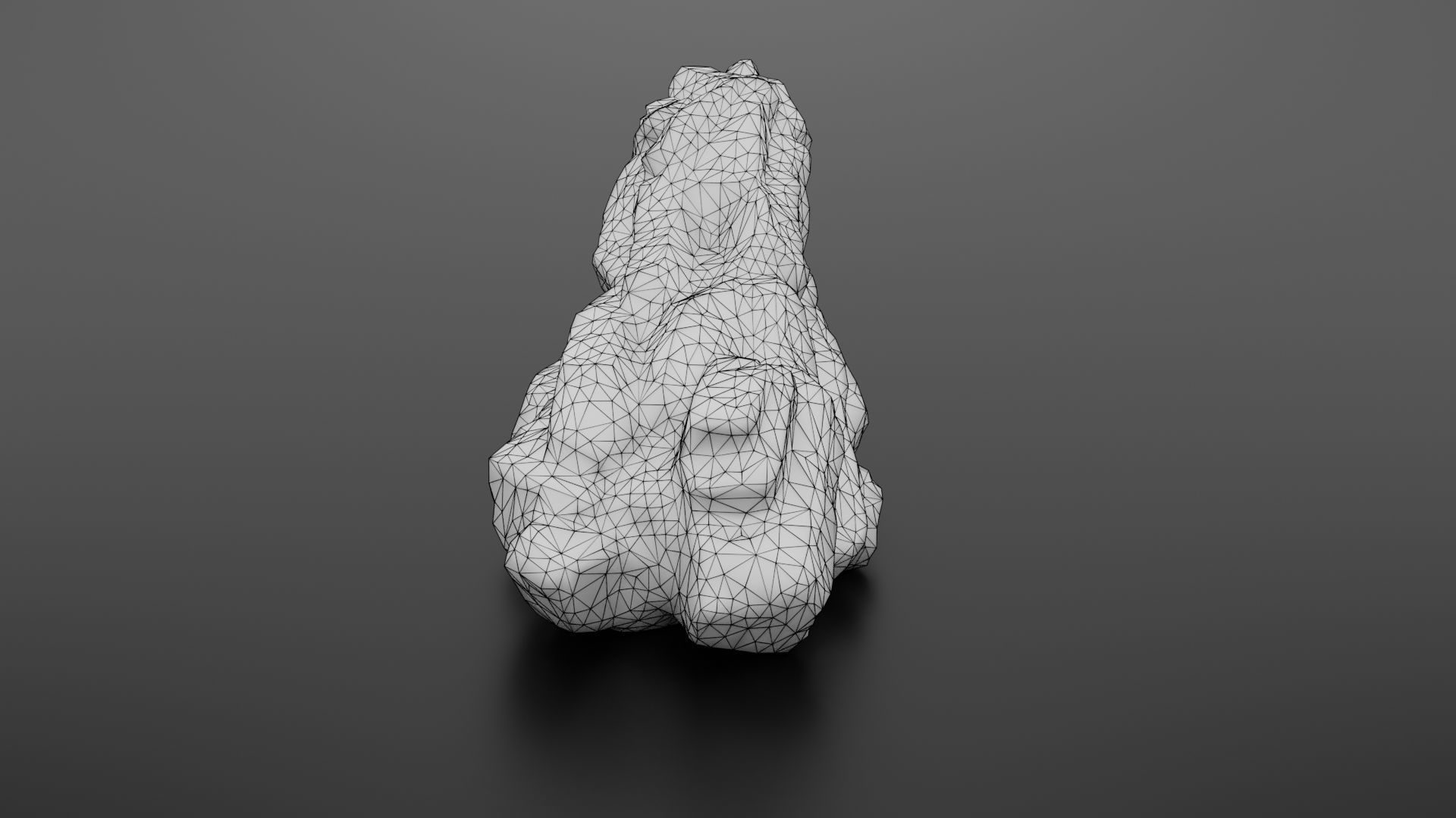 Rock formation 6 Low-poly 3D model_30