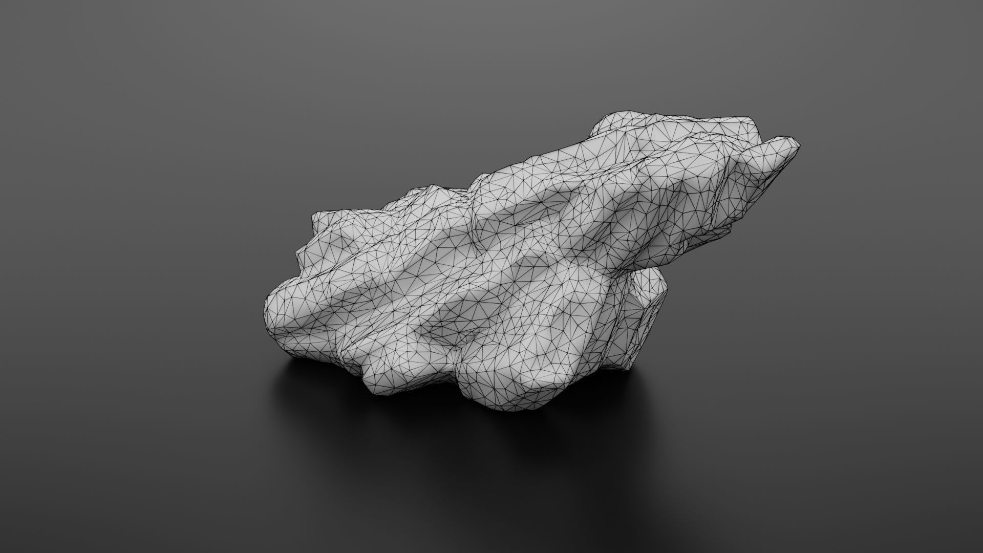 Rock formation 6 Low-poly 3D model_41