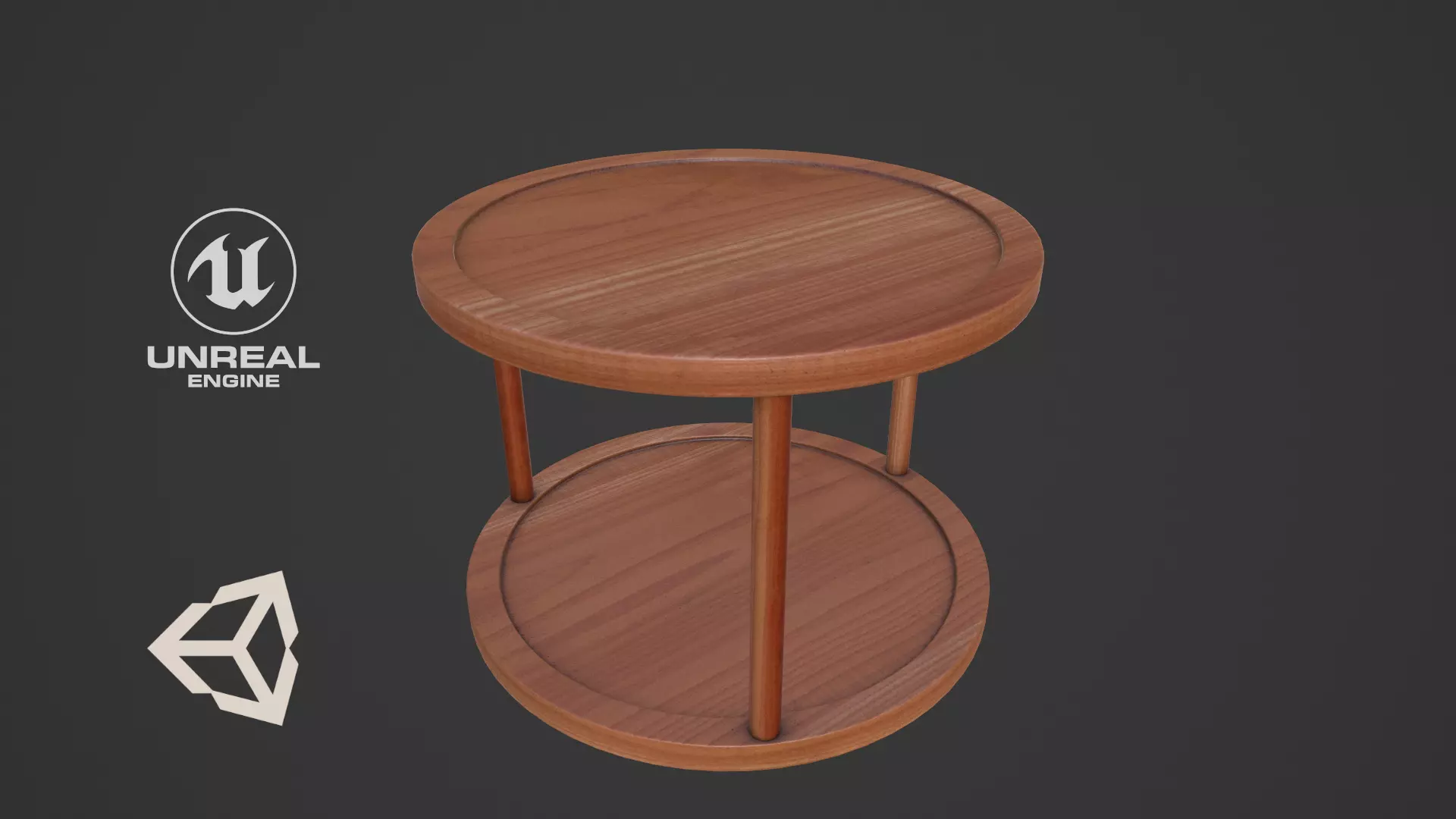 Kitchen Turntable Free low-poly 3D model