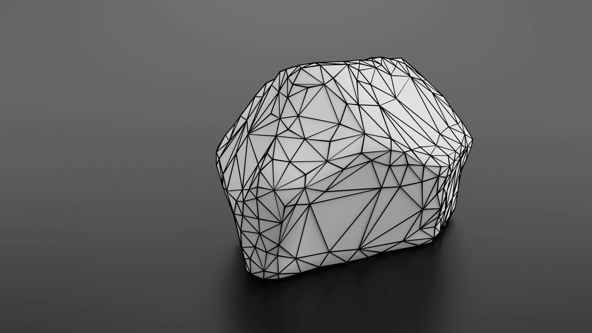 Rock formation 7 Low-poly 3D model_28