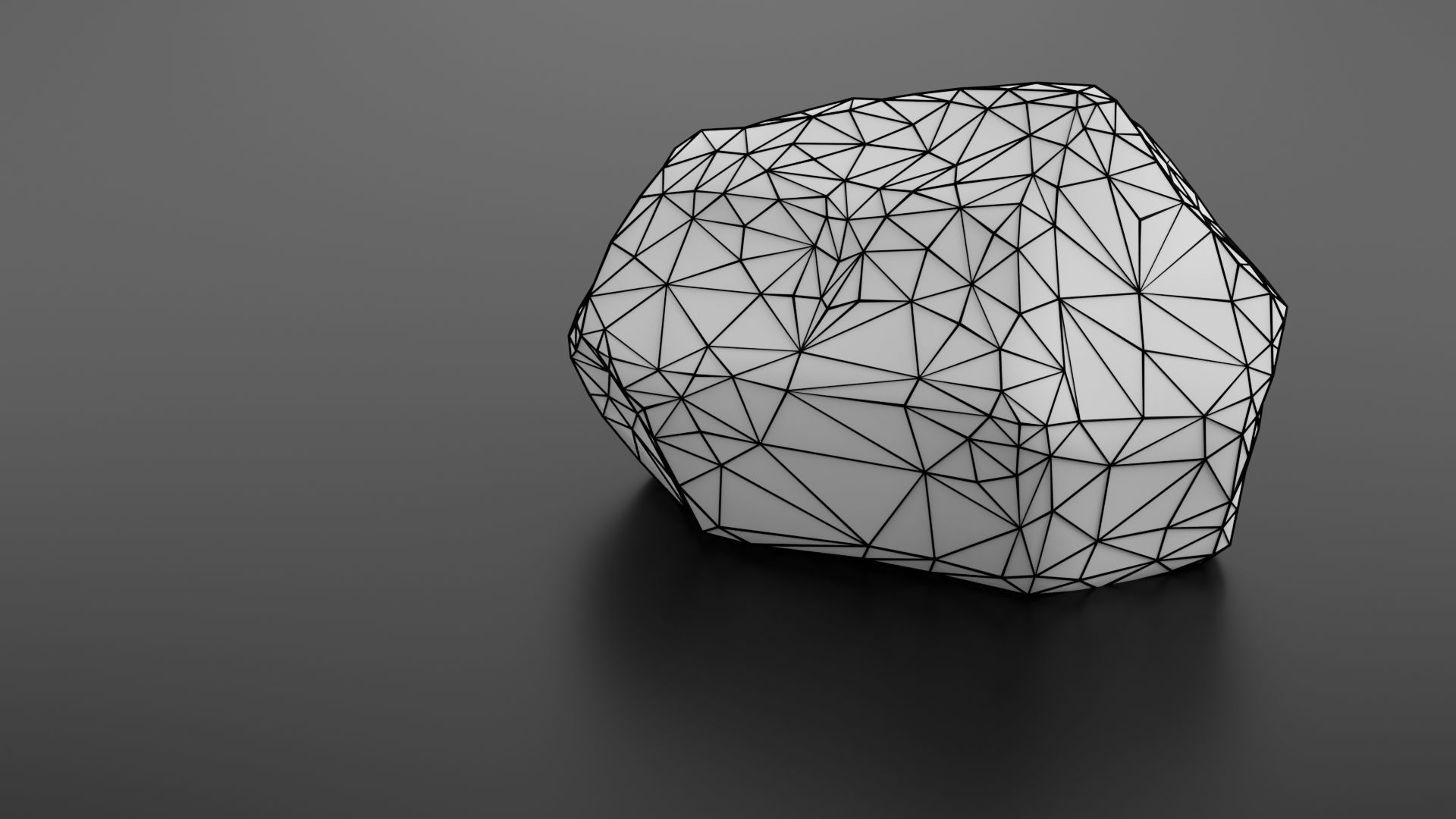 Rock formation 7 Low-poly 3D model_32