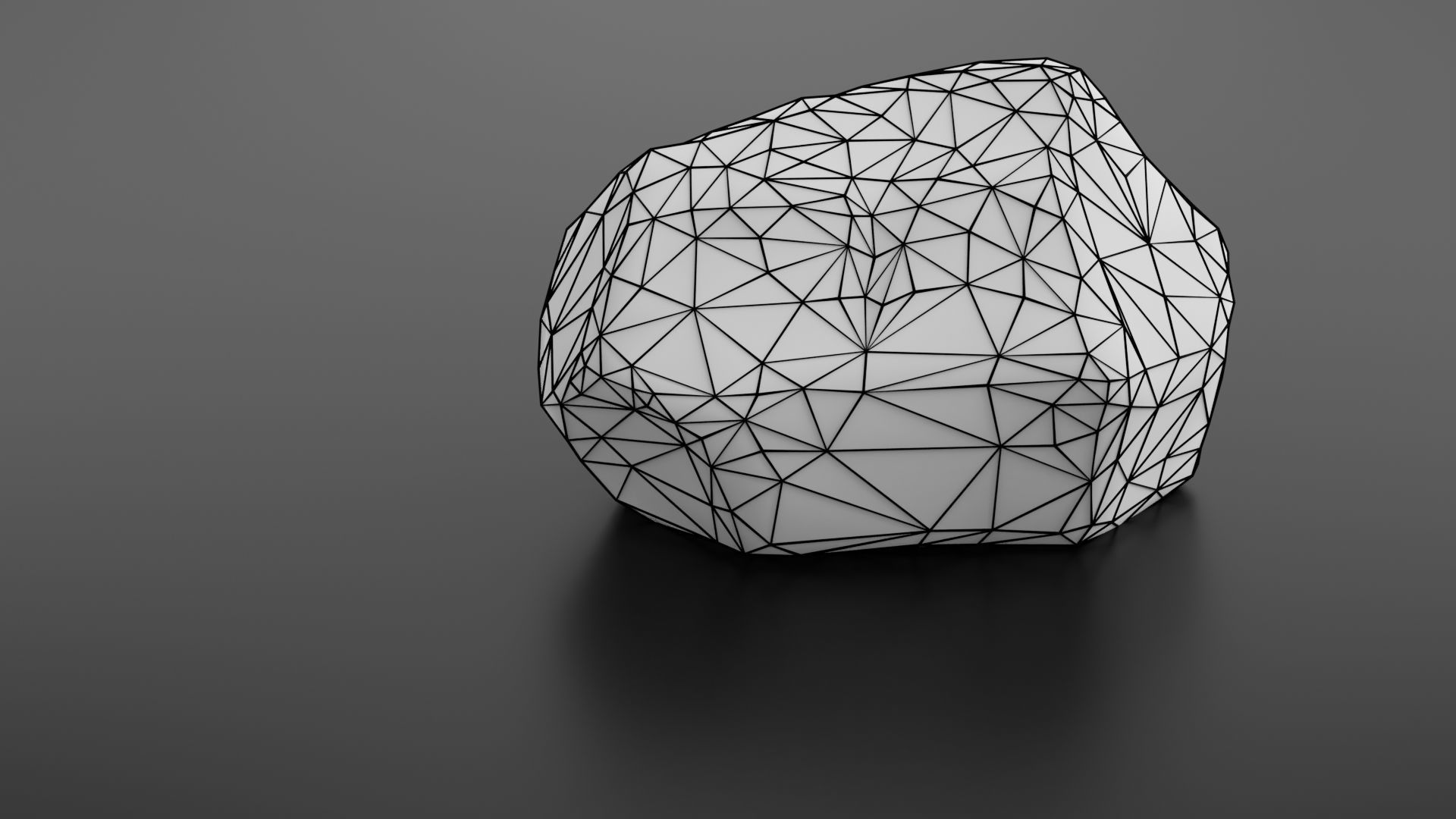 Rock formation 7 Low-poly 3D model_33