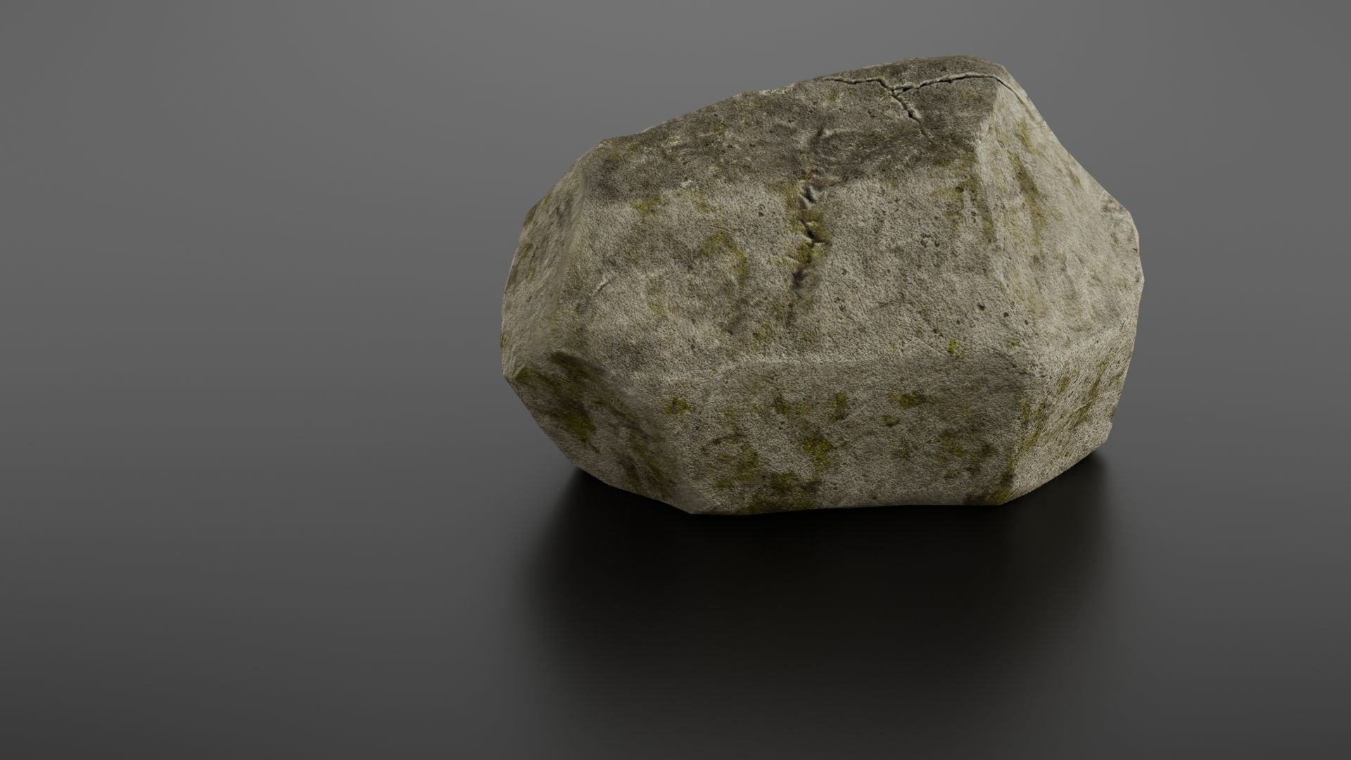 Rock formation 7 Low-poly 3D model_13