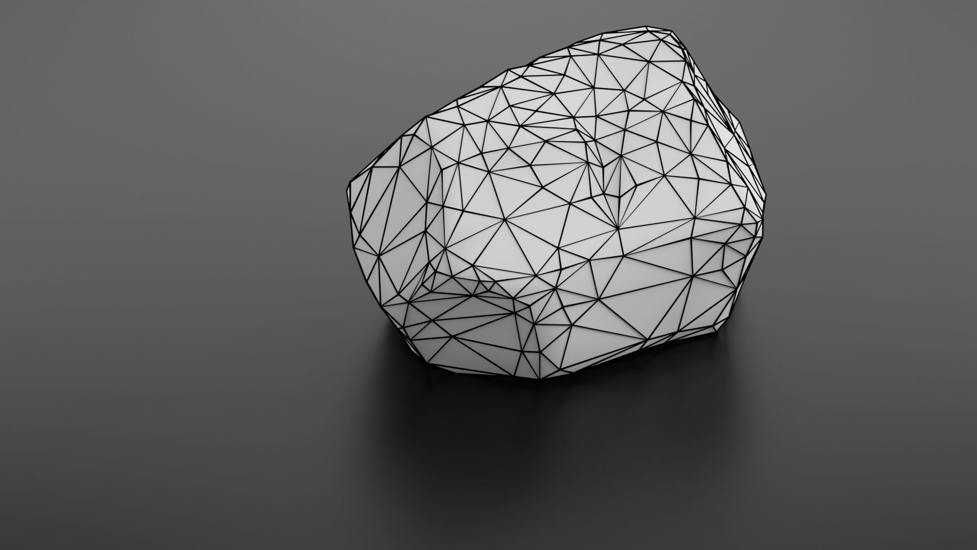 Rock formation 7 Low-poly 3D model_34